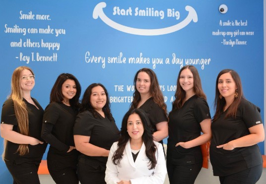 team smiling